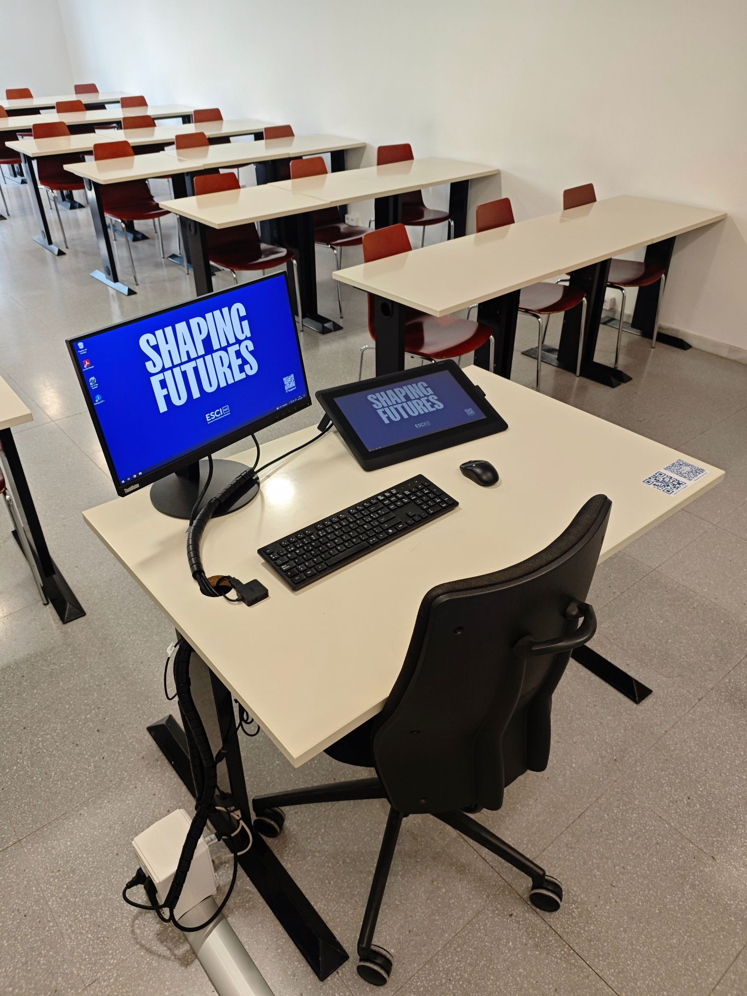 Aula equipada de ESCI-UPF