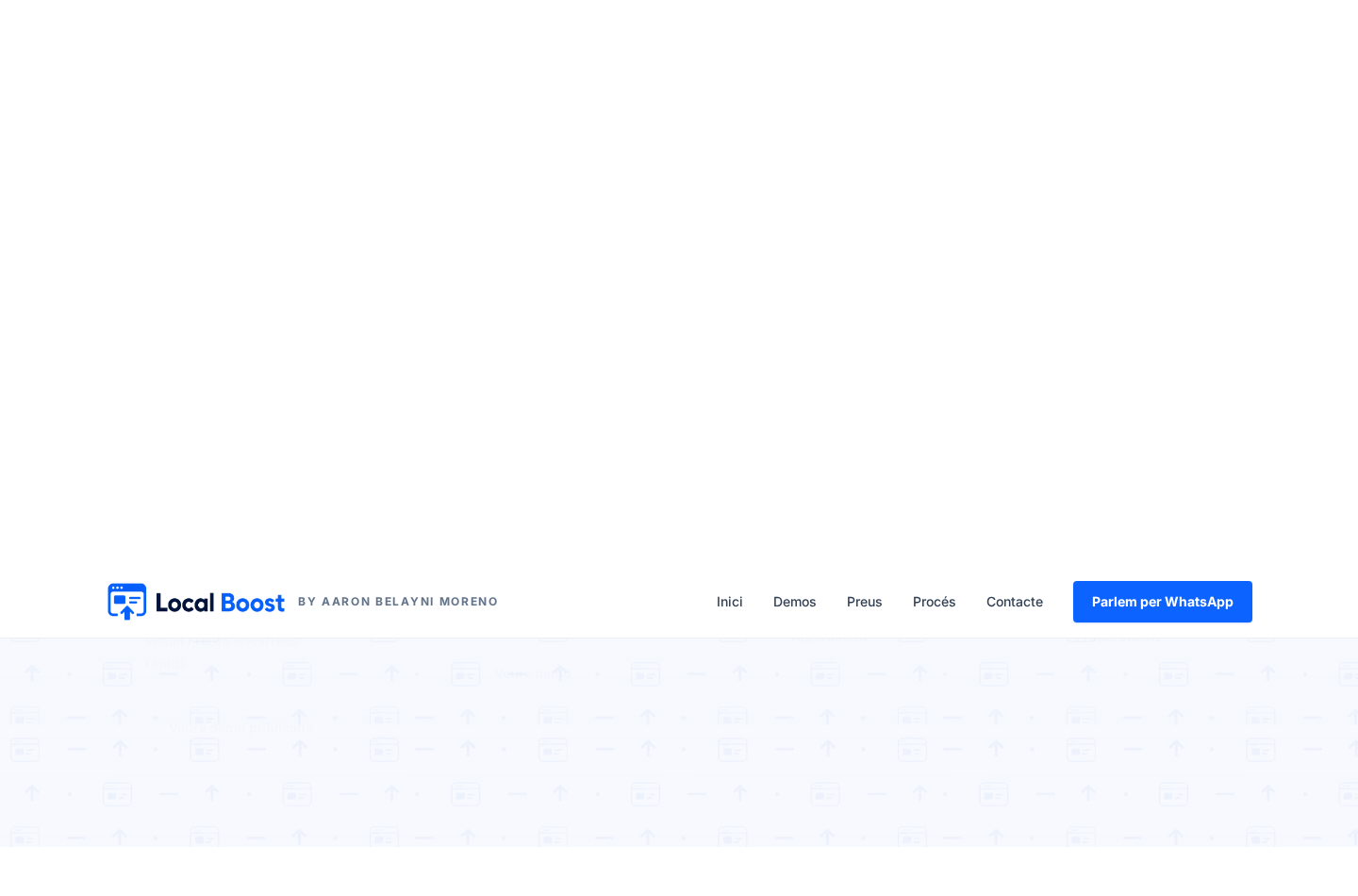 LocalBoost: Conversión y contacto